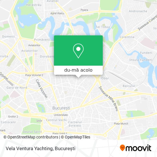 Hartă Vela Ventura Yachting