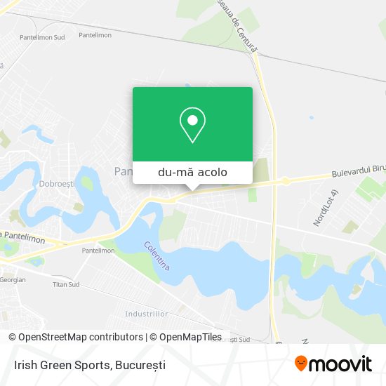 Hartă Irish Green Sports