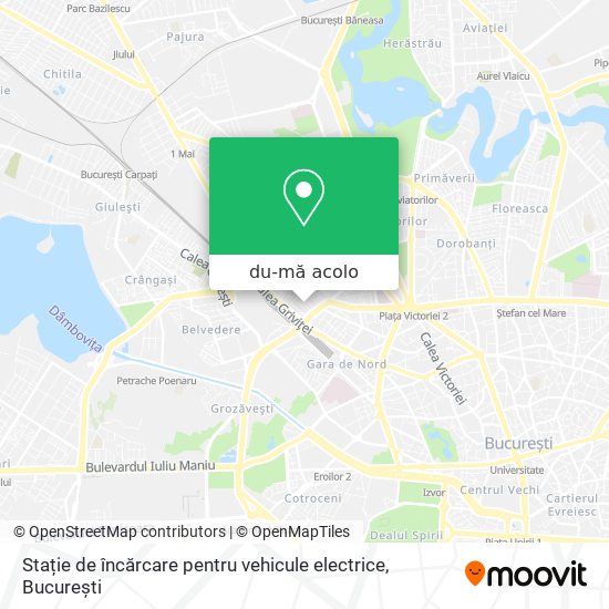 Hartă Stație de încărcare pentru vehicule electrice