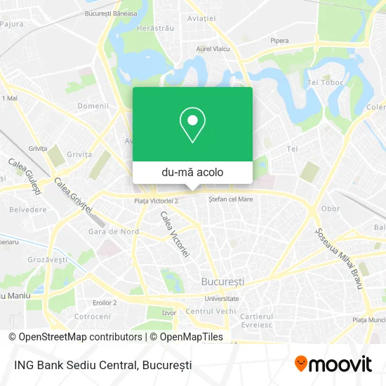 Hartă ING Bank Sediu Central