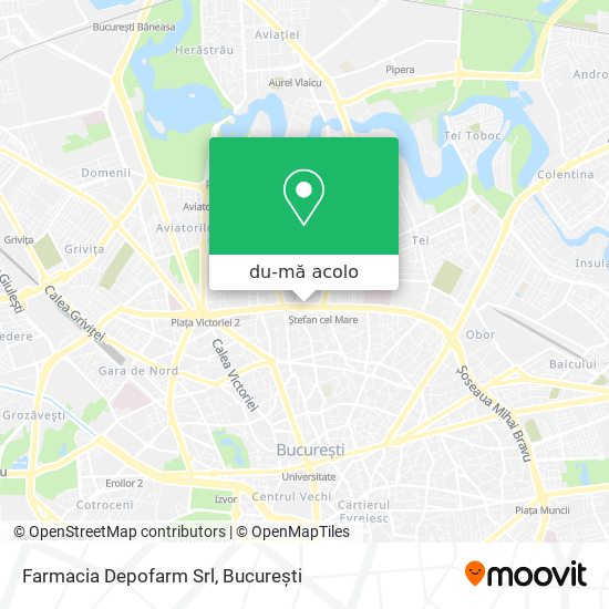 Hartă Farmacia Depofarm Srl