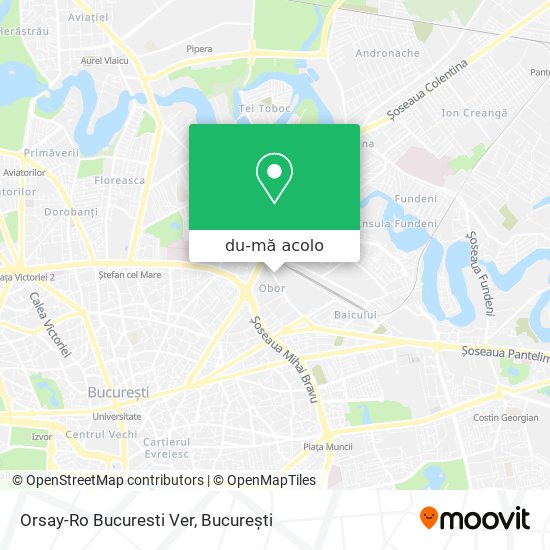 Hartă Orsay-Ro Bucuresti Ver