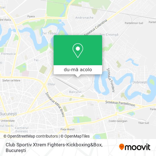 Hartă Club Sportiv Xtrem Fighters-Kickboxing&Box