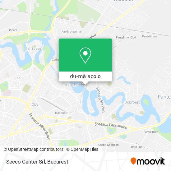 Hartă Secco Center Srl