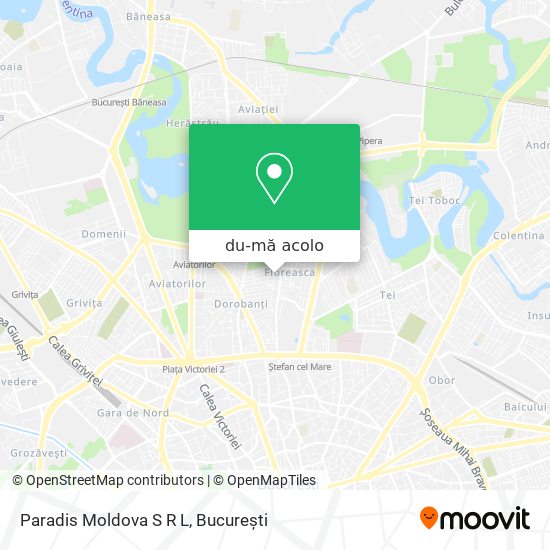 Hartă Paradis Moldova S R L