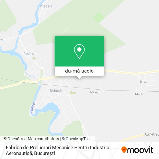 Hartă Fabrică de Prelucrări Mecanice Pentru Industria Aeronautică