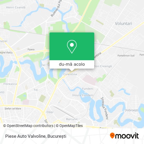 Hartă Piese Auto Valvoline