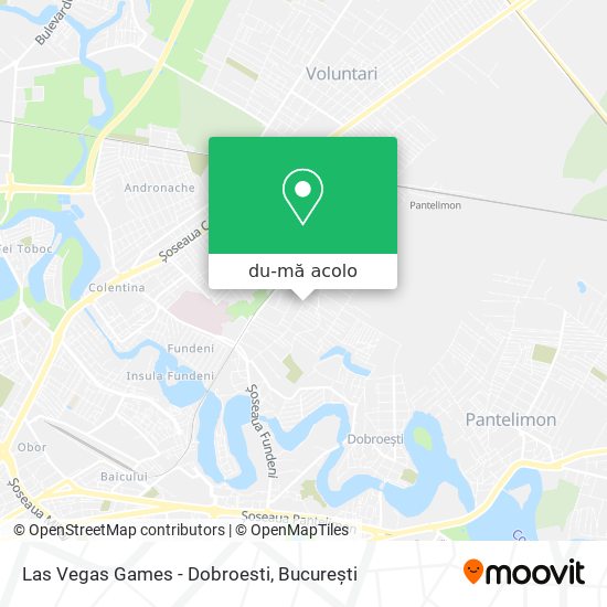 Hartă Las Vegas Games - Dobroesti
