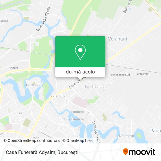 Hartă Casa Funerară Adysim