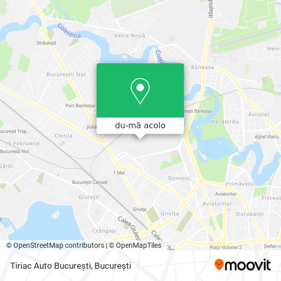 Hartă Tiriac Auto București