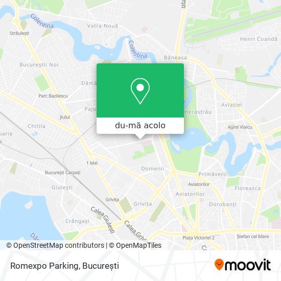 Hartă Romexpo Parking