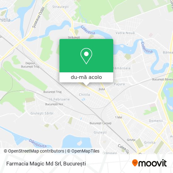 Hartă Farmacia Magic Md Srl