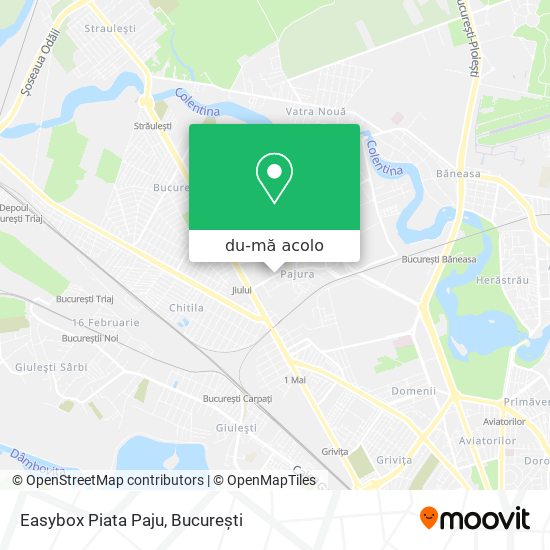 Hartă Easybox Piata Paju