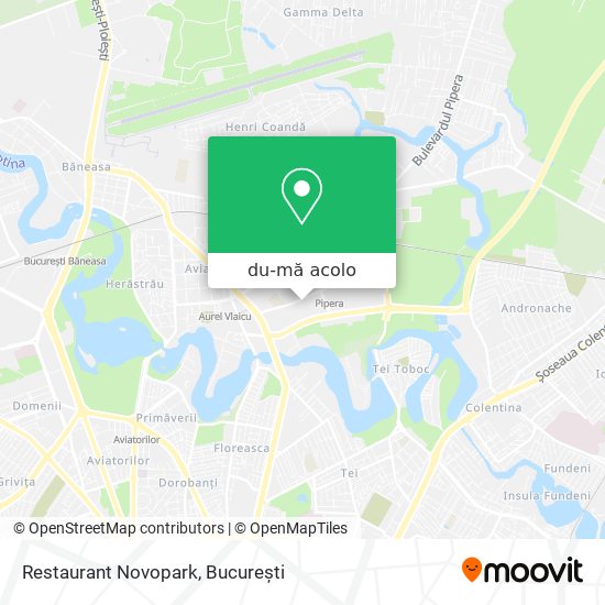 Hartă Restaurant Novopark