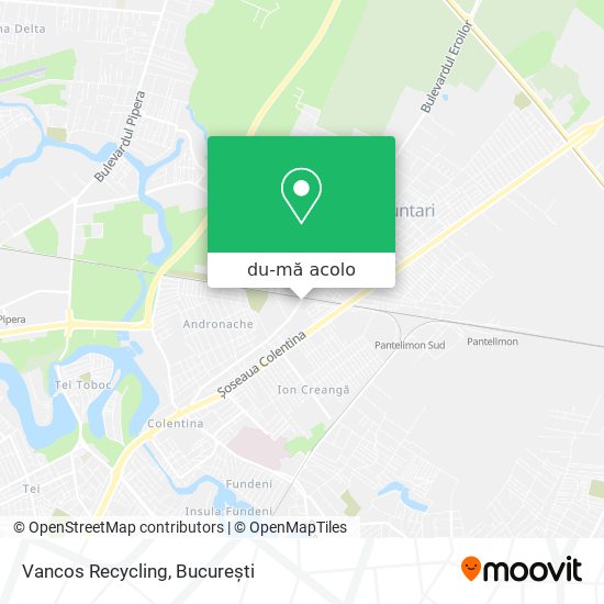 Hartă Vancos Recycling