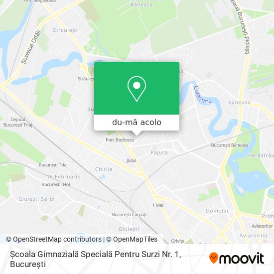 Hartă Școala Gimnazială Specială Pentru Surzi Nr. 1
