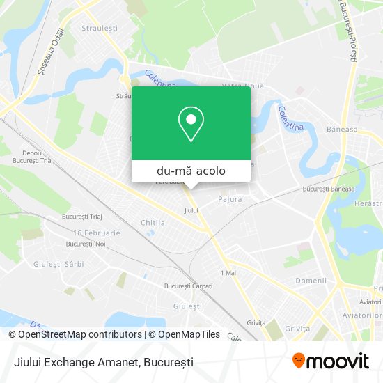 Hartă Jiului Exchange Amanet