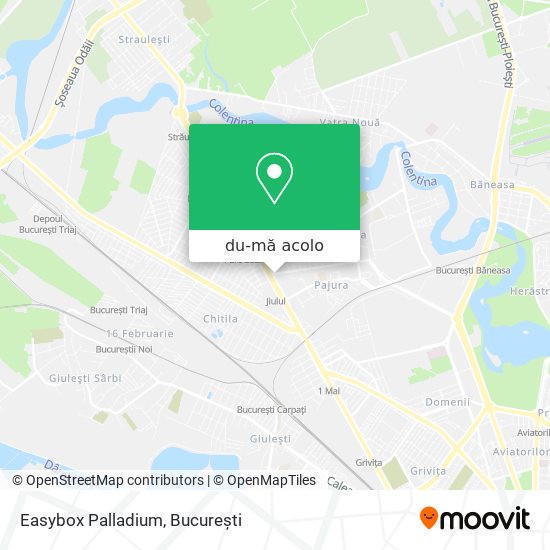 Hartă Easybox Palladium