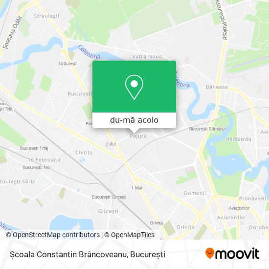 Hartă Școala Constantin Brâncoveanu