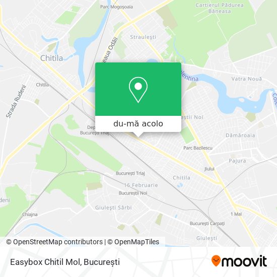 Hartă Easybox Chitil Mol