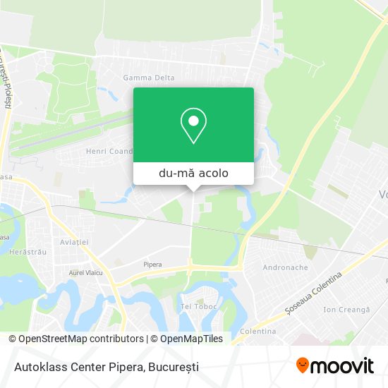 Hartă Autoklass Center Pipera