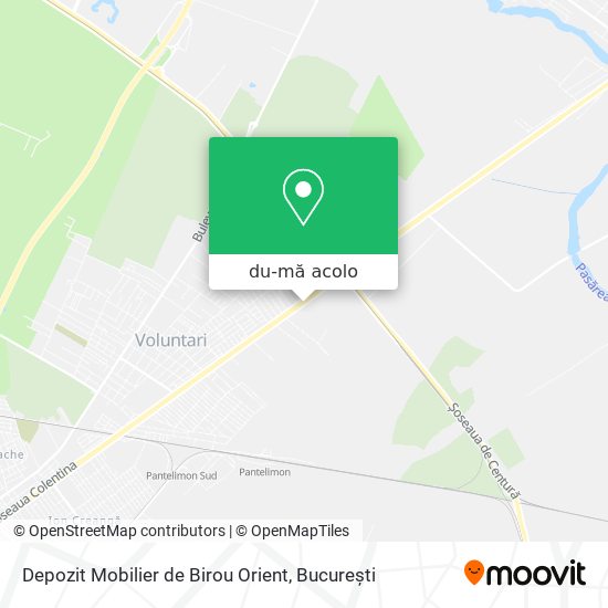 Hartă Depozit Mobilier de Birou Orient