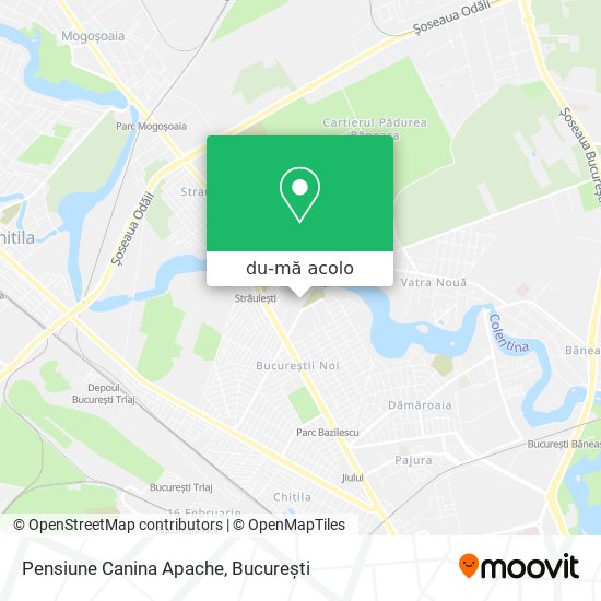 Hartă Pensiune Canina Apache