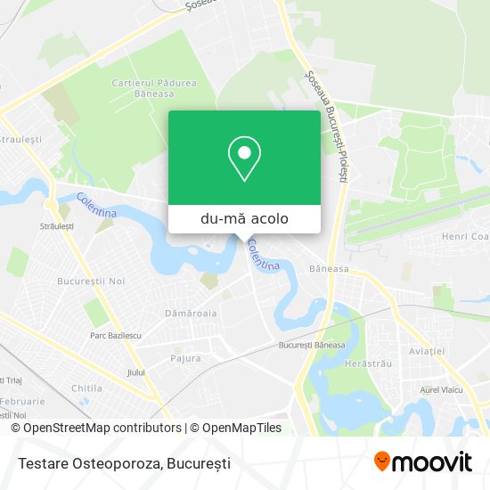 Hartă Testare Osteoporoza