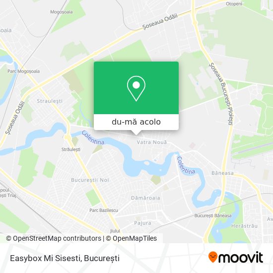 Hartă Easybox Mi Sisesti