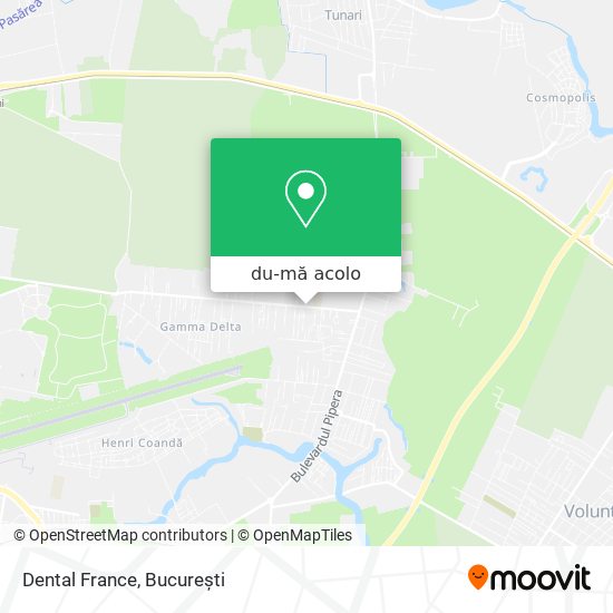 Hartă Dental France