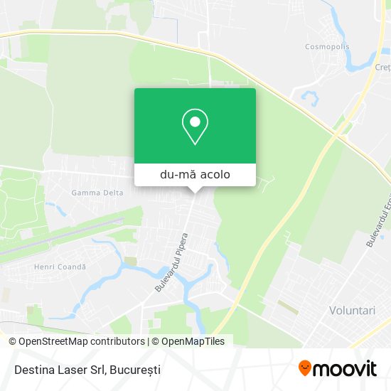 Hartă Destina Laser Srl