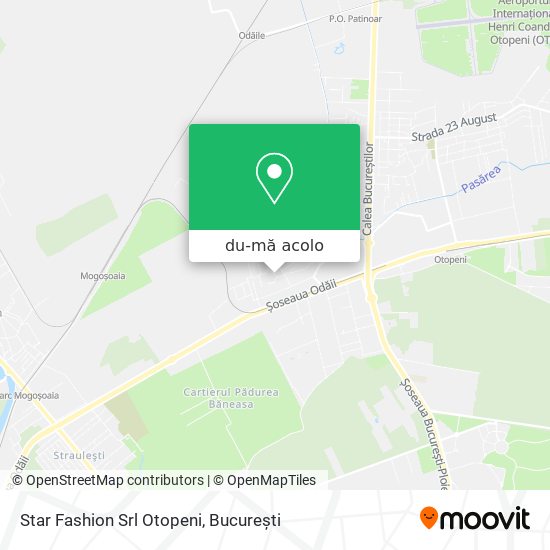 Hartă Star Fashion Srl Otopeni