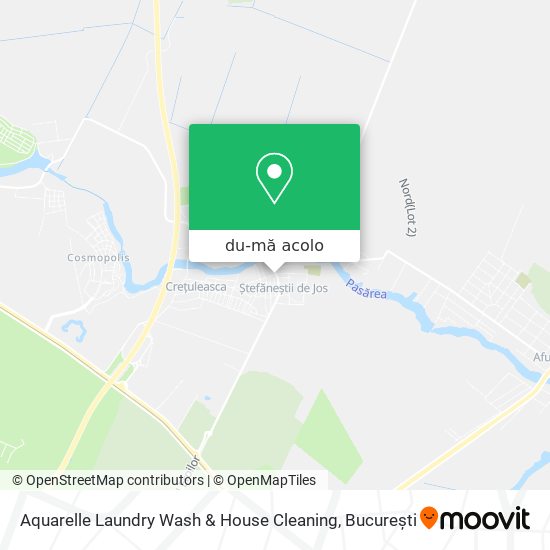 Hartă Aquarelle Laundry Wash & House Cleaning