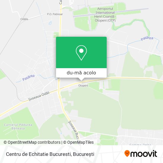 Hartă Centru de Echitatie Bucuresti