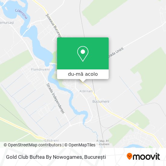 Hartă Gold Club Buftea By Nowogames