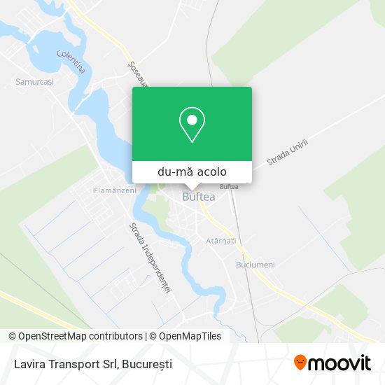 Hartă Lavira Transport Srl