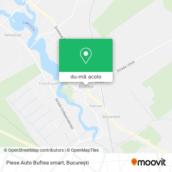 Hartă Piese Auto Buftea smart