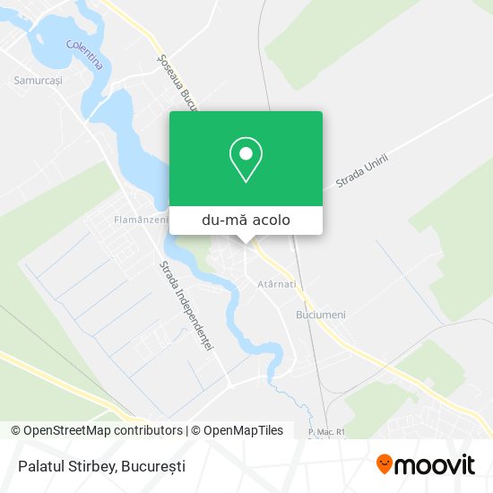 Hartă Palatul Stirbey