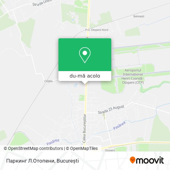 Hartă Паркинг Л.Отопени