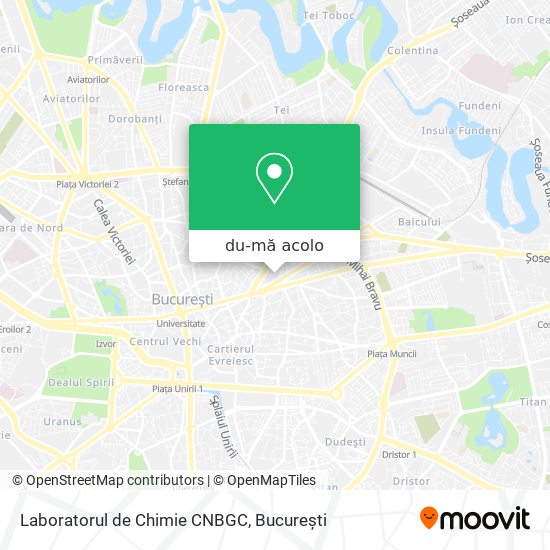 Hartă Laboratorul de Chimie CNBGC