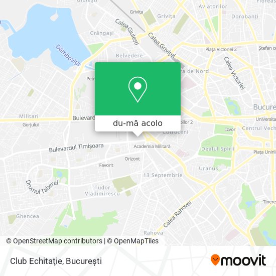 Hartă Club Echitaţie