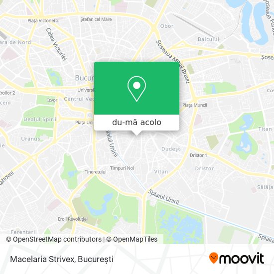 Hartă Macelaria Strivex