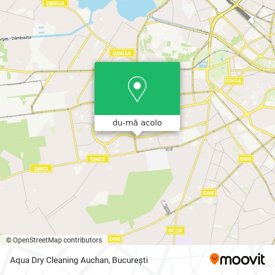 Hartă Aqua Dry Cleaning Auchan