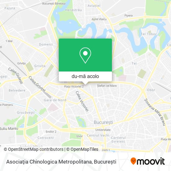 Hartă Asociaţia Chinologica Metropolitana