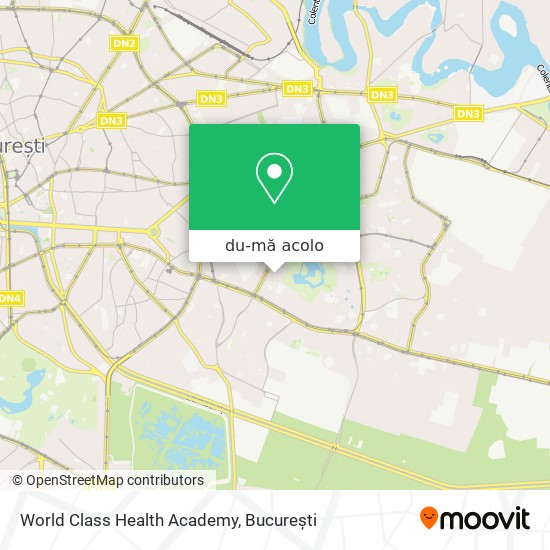Hartă World Class Health Academy