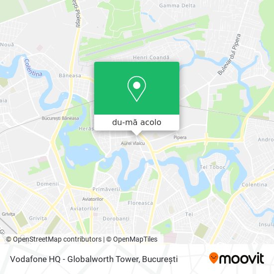 Hartă Vodafone HQ - Globalworth Tower