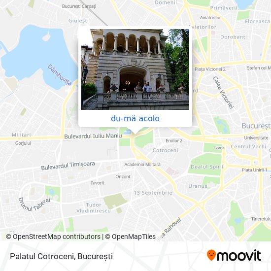 Hartă Palatul Cotroceni