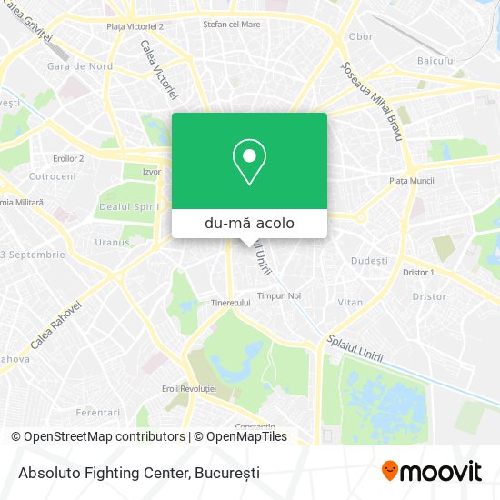 Hartă Absoluto Fighting Center