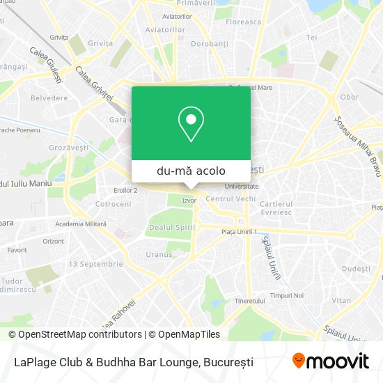 Hartă LaPlage Club & Budhha Bar Lounge