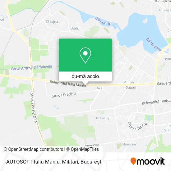Hartă AUTOSOFT Iuliu Maniu, Militari